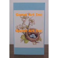 Bird Nest Note Card  - #CardSG69  -  NOTE CARD